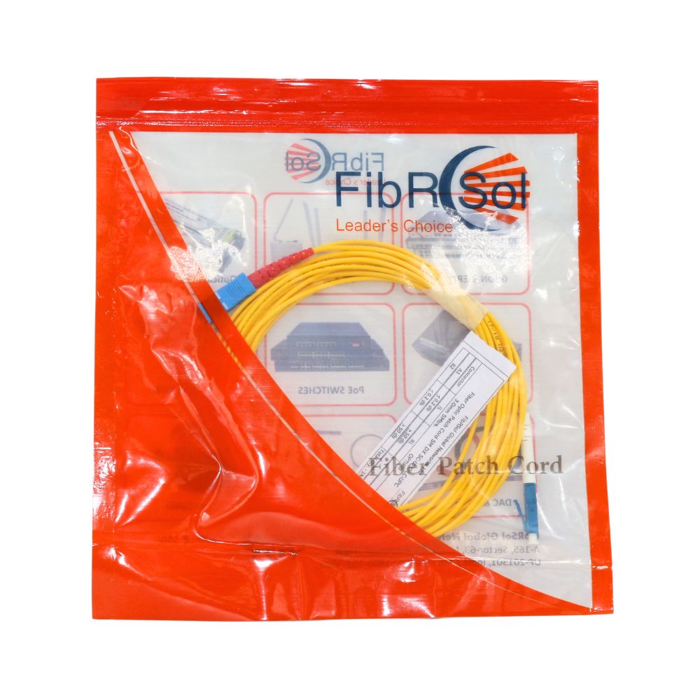 FIBRSOL FIBER PATCH CORD SC-LC SIMPLEX 3.0mm 5m